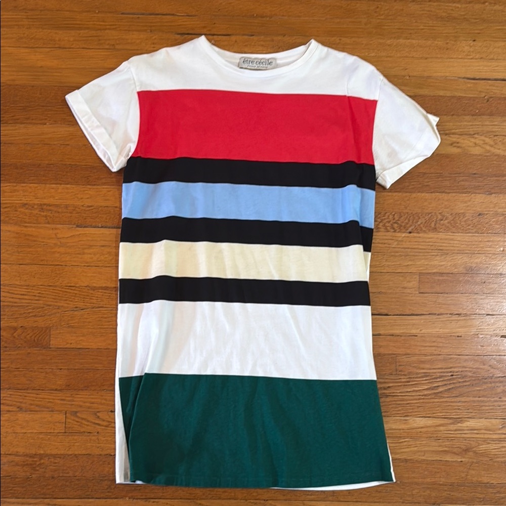 Etre Cecile Colorful Striped T-Shirt